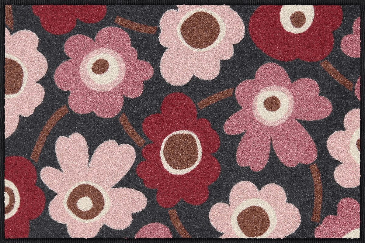 Salonloewe Fußmatte Fußmatte 50x75 Blooming Harmony rose, Eingangsmatte normal, Höhe: 500 mm
