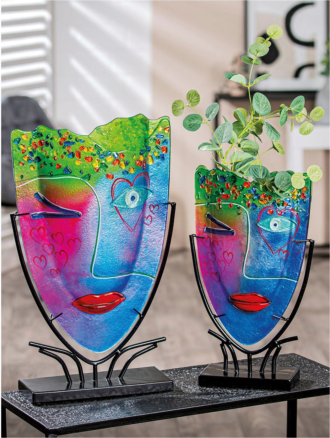 Casablanca by Gilde Bodenvase Designvase Face "Twinkle" (1 St)