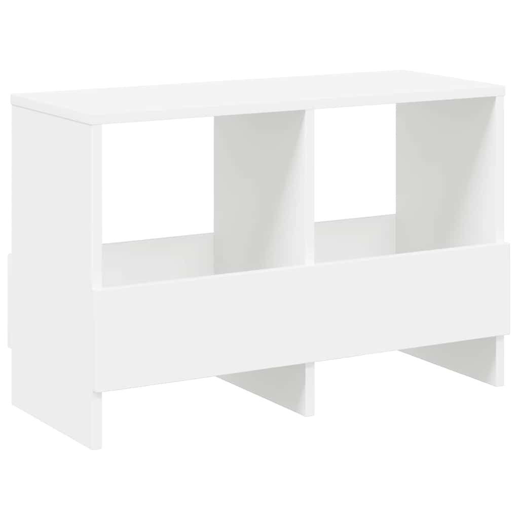 vidaXL Zeitungsständer Magazinregal Weiß 68,5 x 30 x 45 cm (1 St)