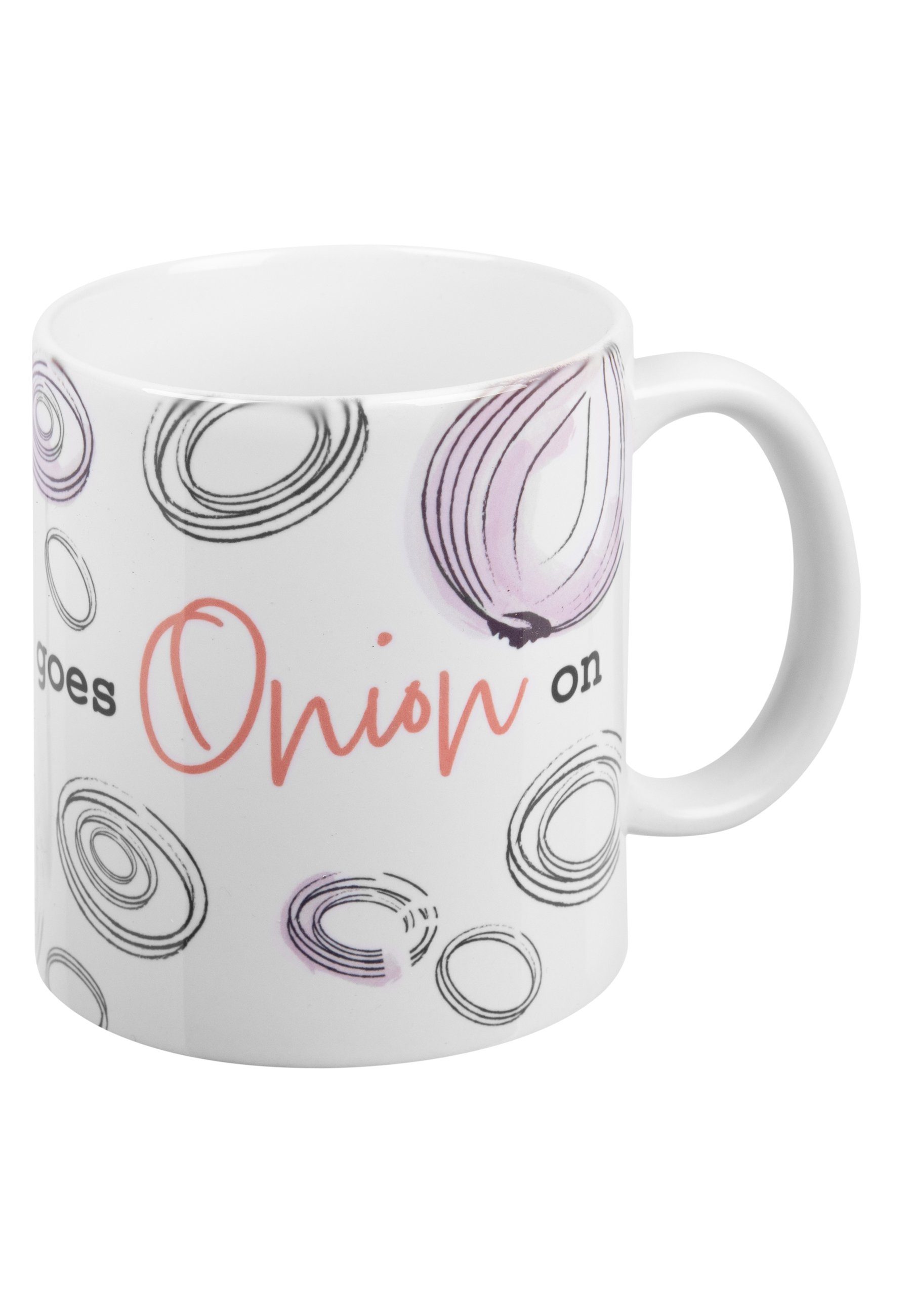 Tasse - Labels® Keramik on United Weiß, goes Tasse Onion Karma friendship Our Kaffeetasse