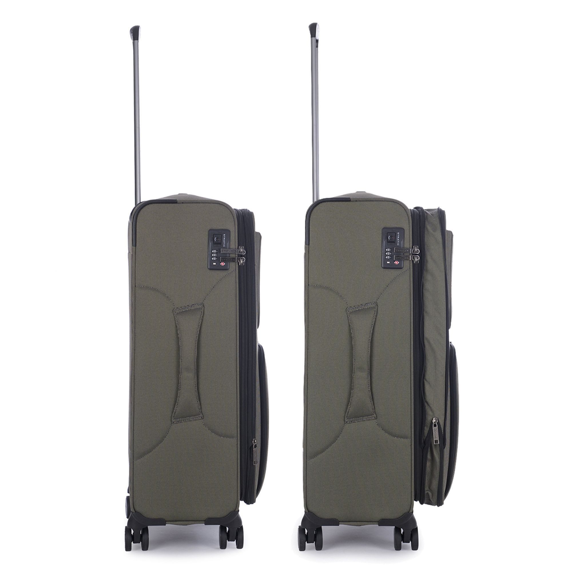 Stratic Weichgepäck-Trolley Bendigo Light +, 4 Rollen, Polyester