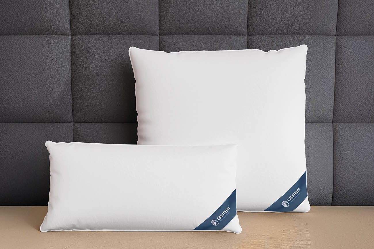 casimum 3-Kammer-Kopfkissen FIRST CLASS Daunenkissen 80x80, Kopfkissen 40x8 günstig online kaufen