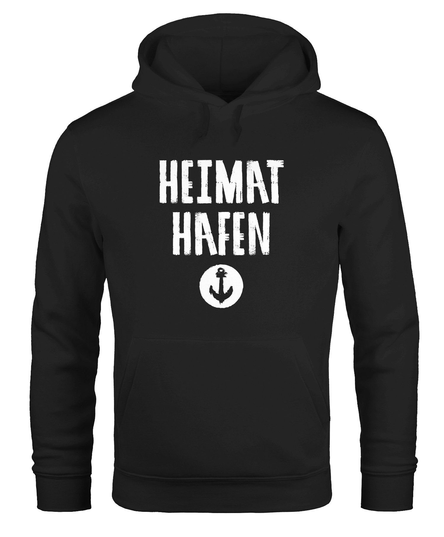 Hoodie Hoodie Herren Hafen Anker Kapuzen-Pullover Moonworks®