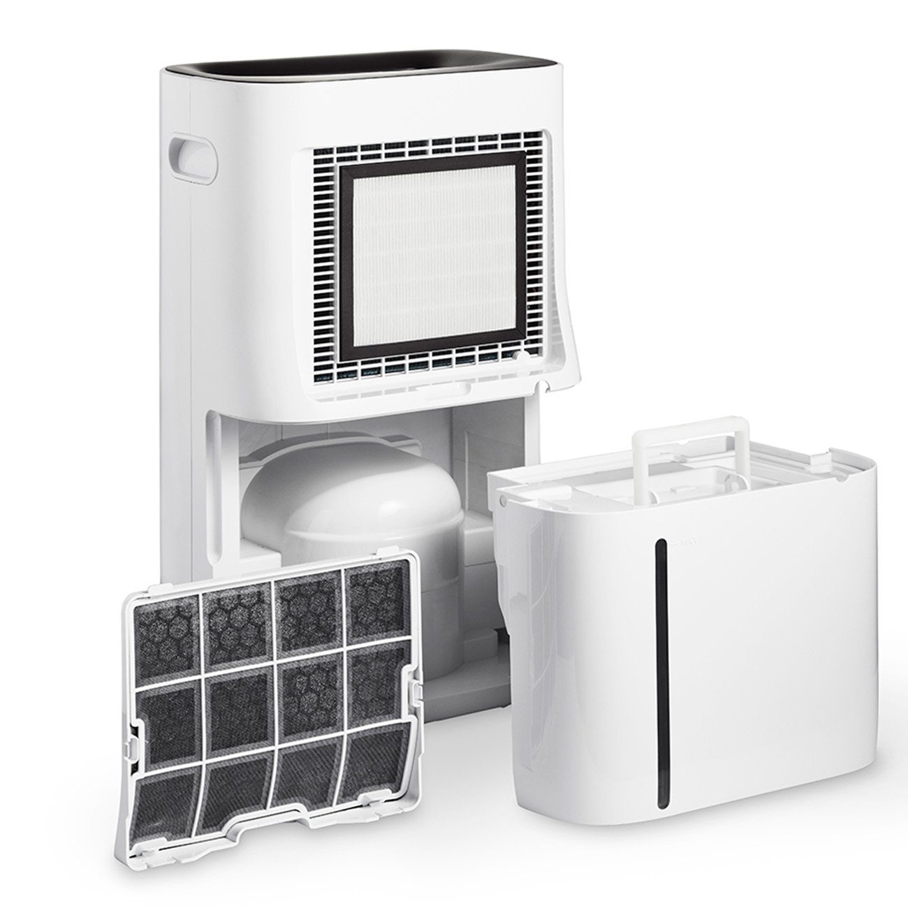 Clean Air Optima Luftentfeuchter CA-708 SMART - Luftentfeuchter und Luftreiniger, für 225 m³ Räume, Entfeuchtung 25 l/Tag, Tank 6,5 l, Clean Air Optima® App