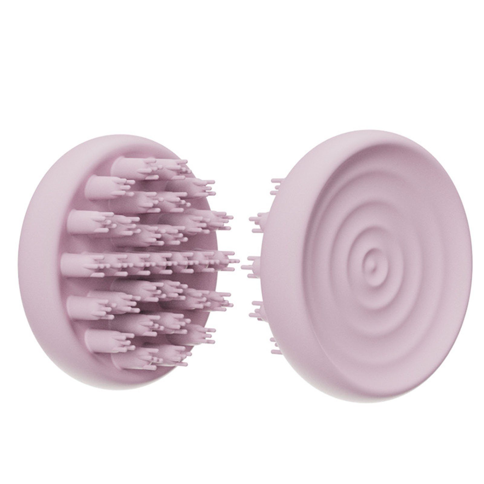 Blusmart Badebürste Runde Gewellte Zahn-Shampoo-Bürste, Wiederverwendbare pink