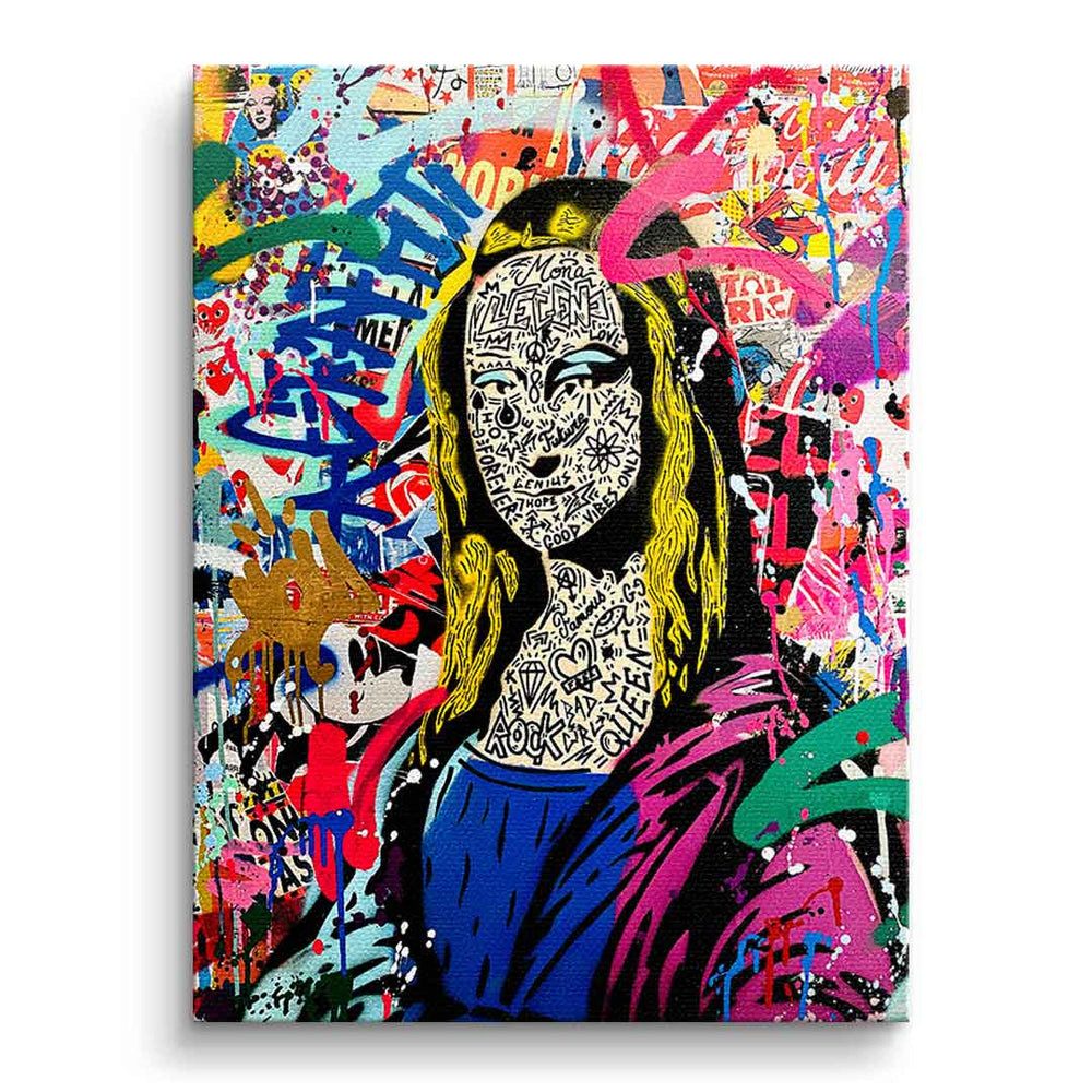 Leinwandbild GRAFFITI MONA