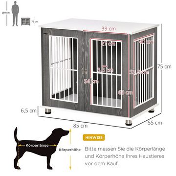 PawHut Hundehütte Transportbox für mittelgroße und große Hunde