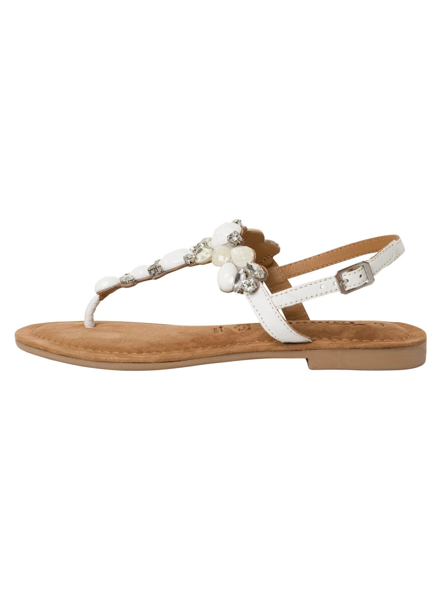 Tamaris TOUCH-IT mit Blockabsatz kein Absatz 1-28163-42 T-Strap-Sandale TOUCH-IT