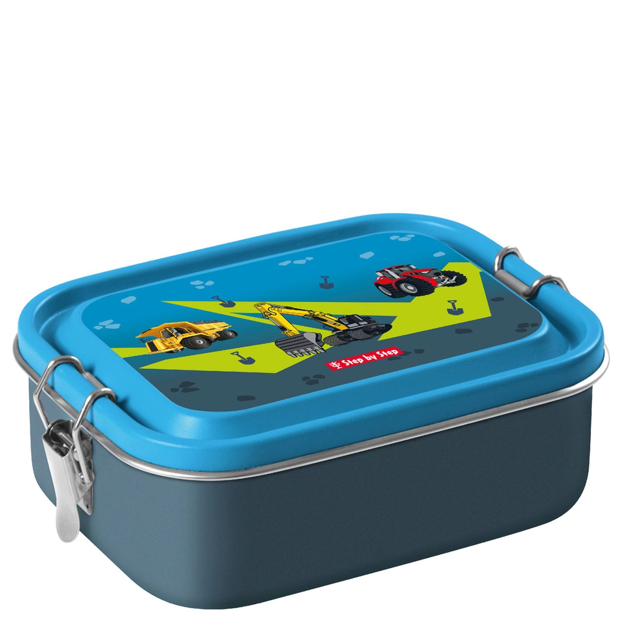 Step by Step Schulranzen Zubehör Edelstahl - Lunchbox 17 cm (Vehicle)