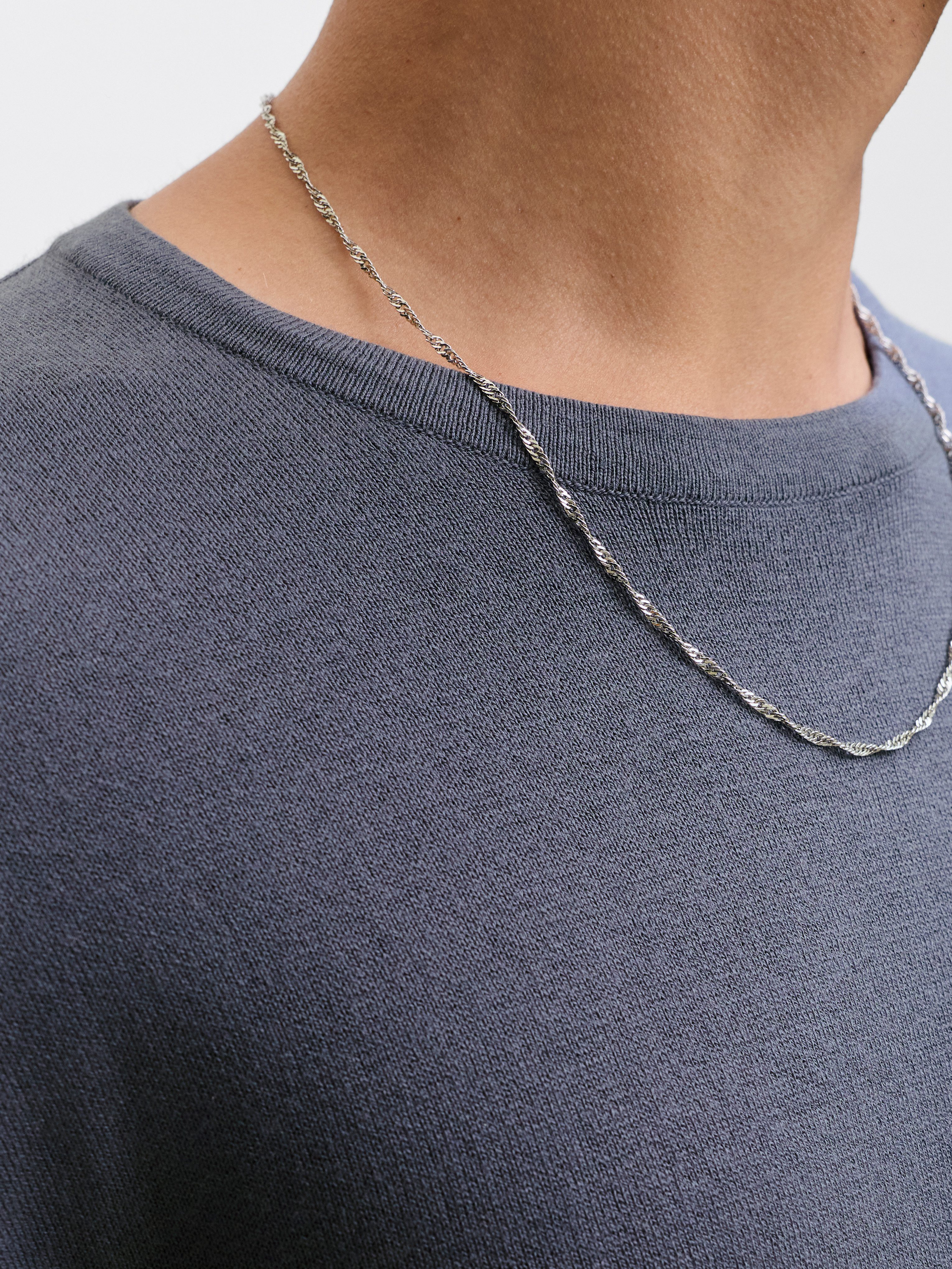 Jack & Jones Rundhalspullover JJEEMIL KNIT CREW NECK NOOS Baumwollmischung, regular fit – Bild 3 von 5
