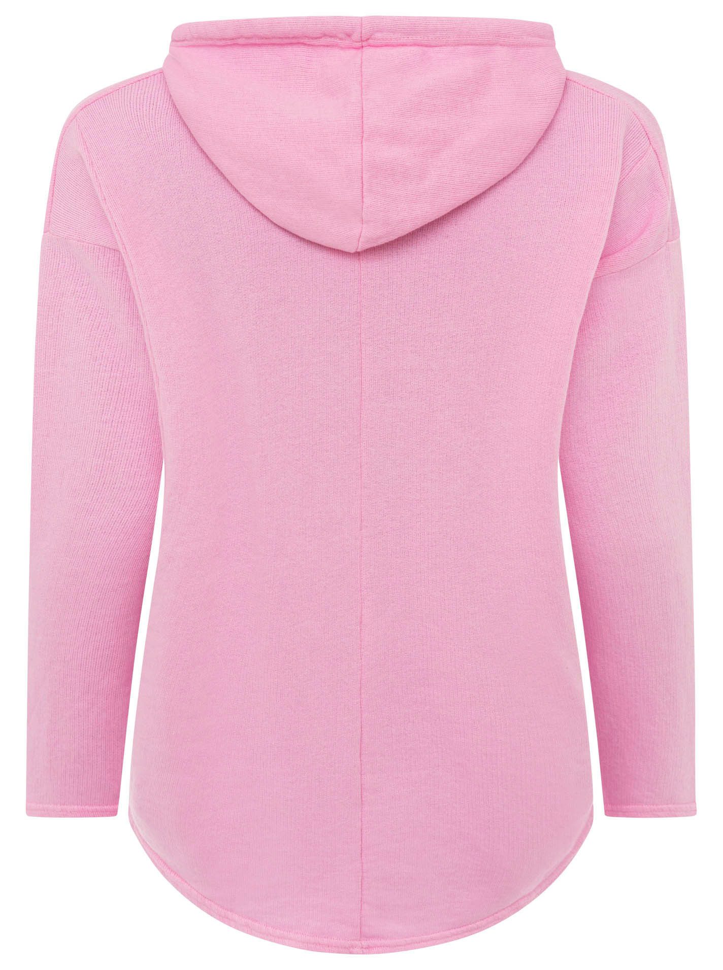 Zwillingsherz Hoodie "Moin" Kapuze, Kordelzug, Langarm, maritimer Schriftzug – Bild 4 von 5