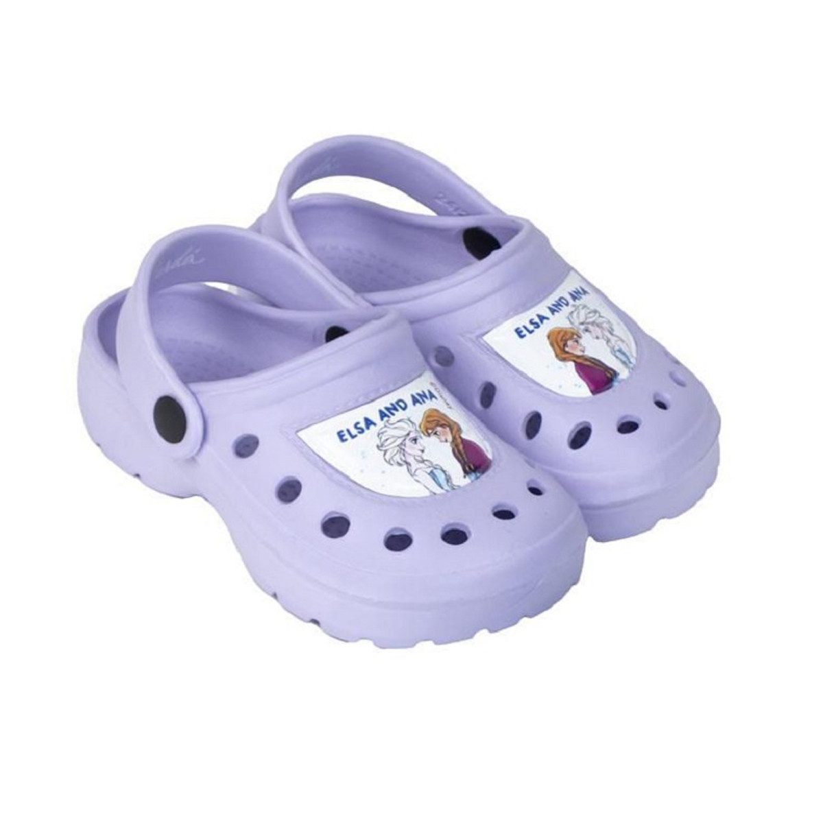 Disney Frozen Clogs Rutschfeste Sandalen für Kinder mit Elsa und Anna Clog