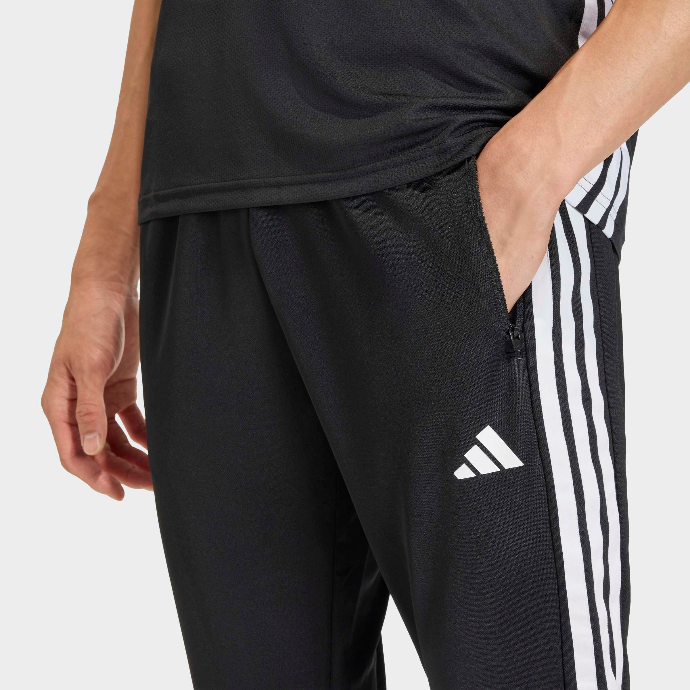 adidas Performance Sporthose WORKOUT ESSENTIALS ALL-SET 3-STREIFEN, GEWIRKTES MATERIAL (2-tlg) Trainingshose, Climacool, reguläre Passform