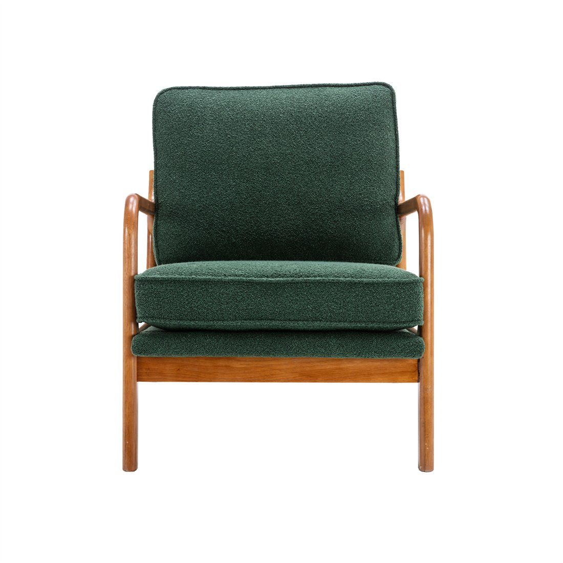 DÖRÖY Polsterstuhl Holzgestell Sessel, Stuhl Lounge Stuhl Wohnzimmer Moderner Dekorativer