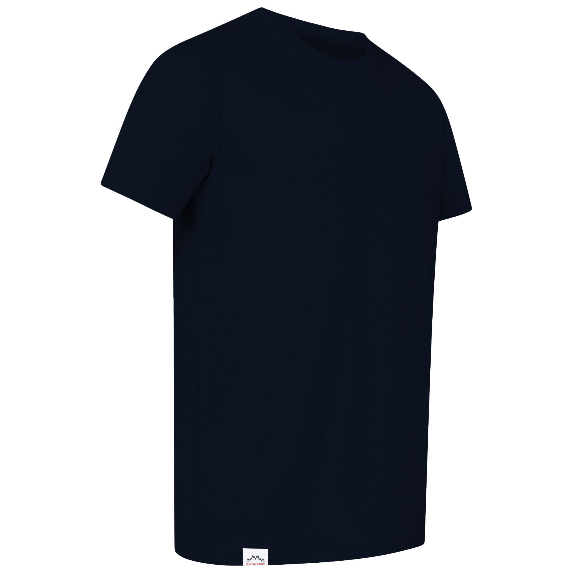 Alpenwert T-Shirt Herren Merino T-Shirt - mulesingfreie Wolle - hergestellt in Portugal (1 Pack) Antibakteriell, Anti-Schweiß-Geruch, Outdoor & Funktionsshirt
