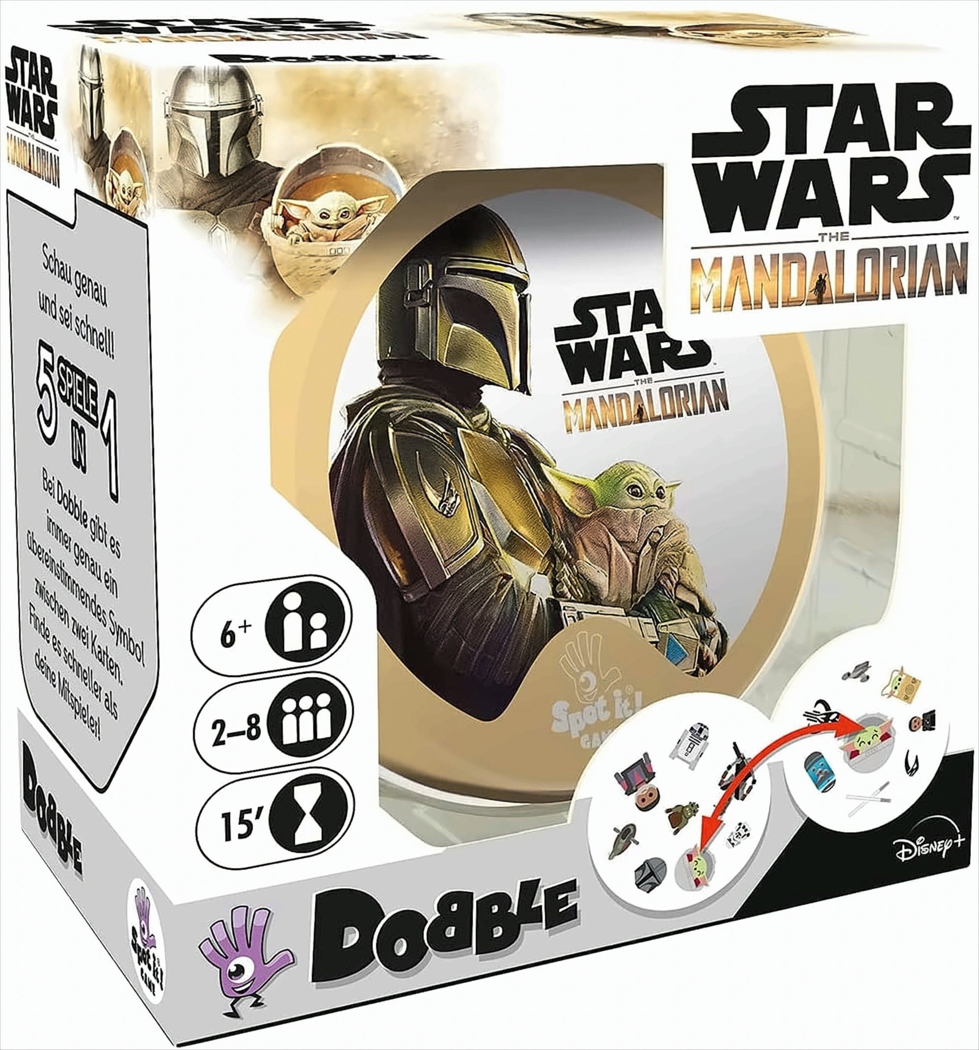 Asmodee Spiel Dobble - Star Wars: The Mandalorian DE
