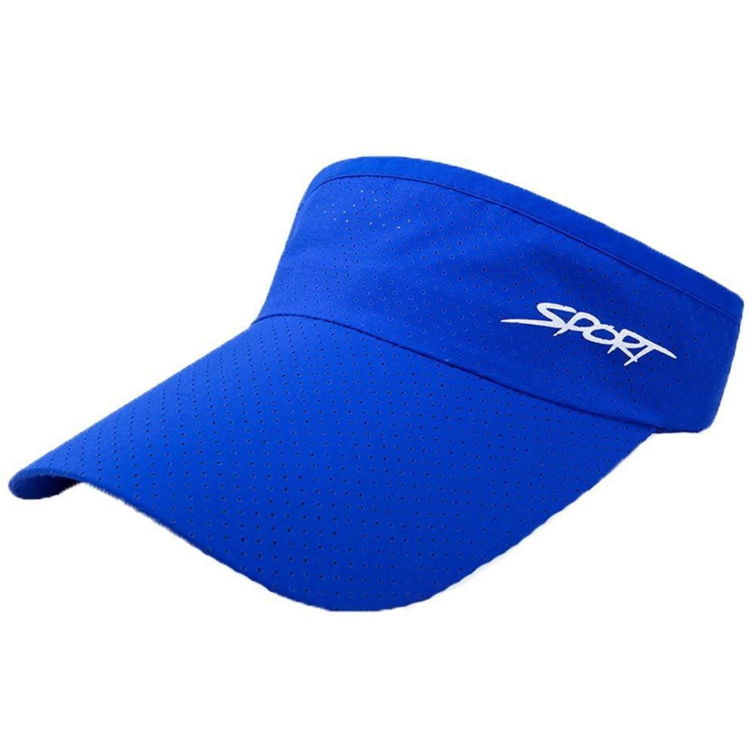 LuxusKollektion Visor Sonnenblende Herren Damen Unisex Sport Einheitsgröße 1 Königsblau