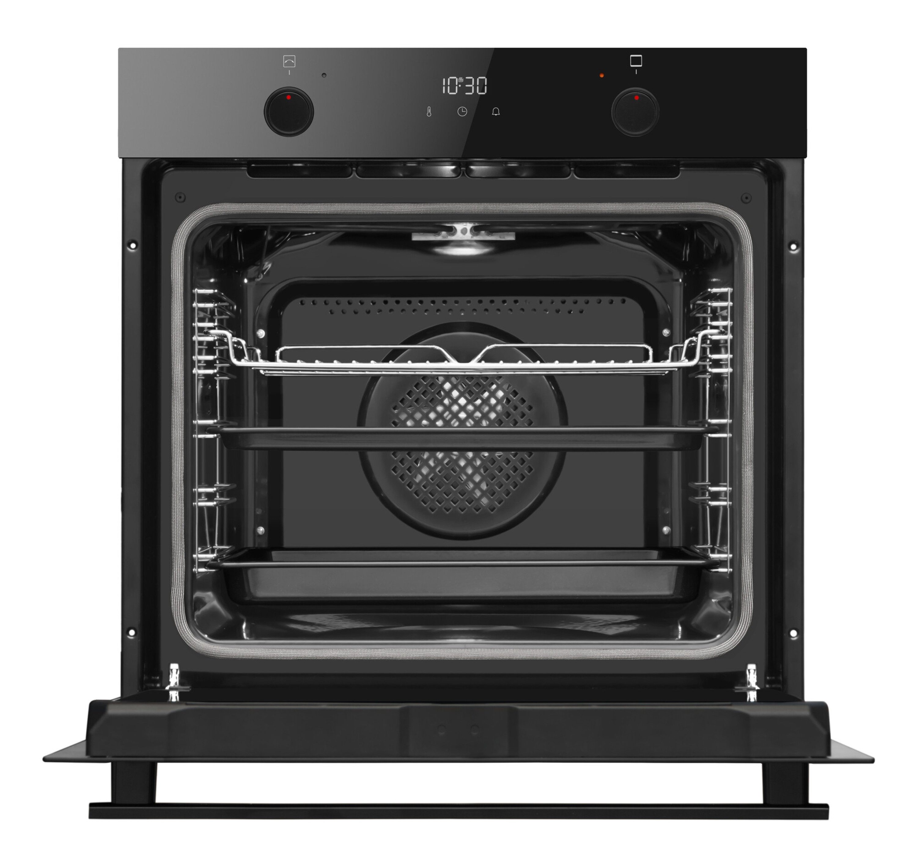 Amica Einbaubackofen EBPX 946 200 S, mit Seitengitter, Pyrolyse-Reinigung, Schwarz-Glas