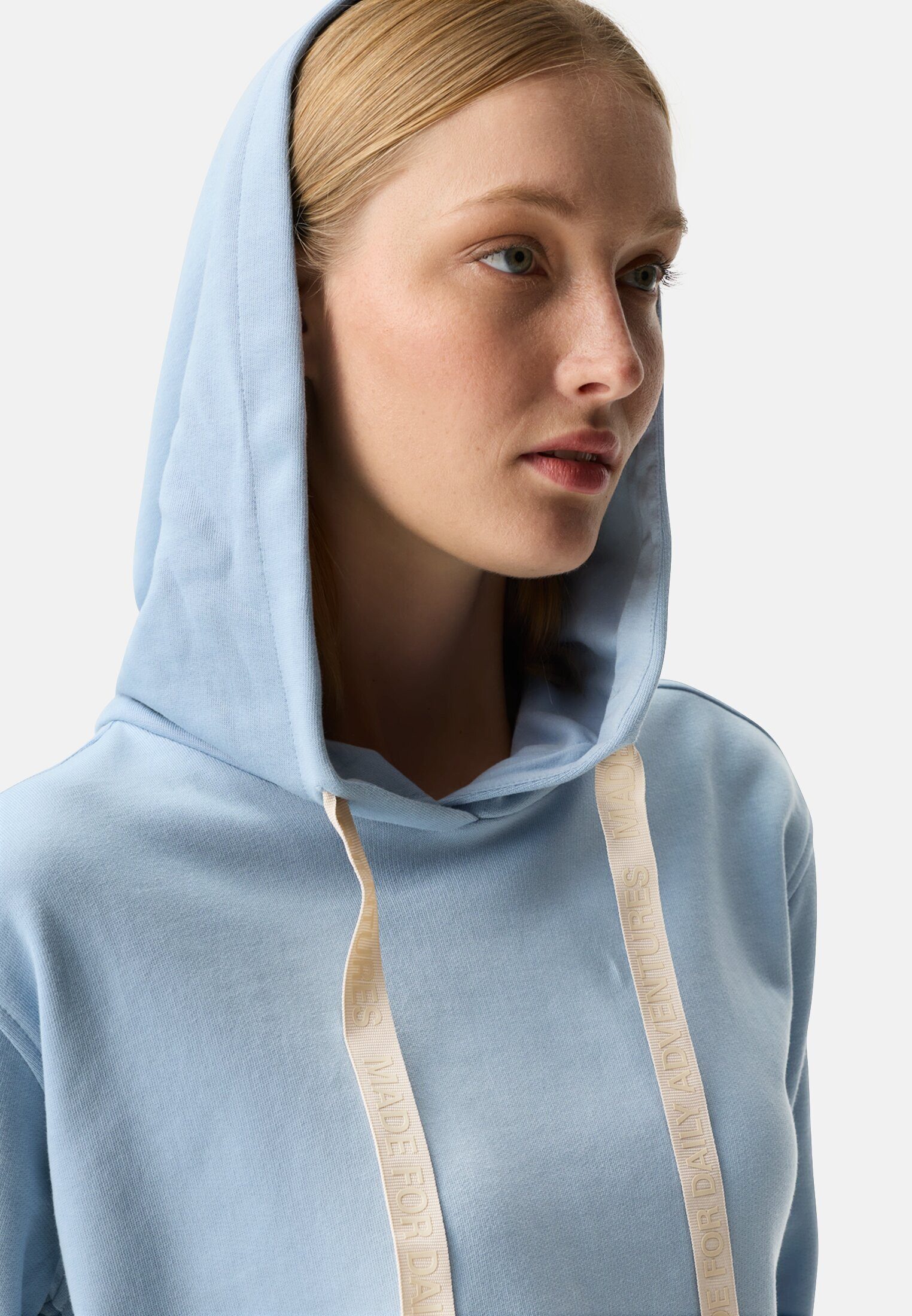 camel active Hoodie aus reiner Baumwolle Langarm – Bild 5 von 5