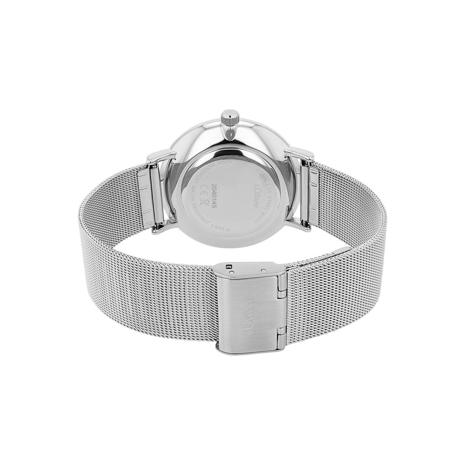 s.Oliver Quarzuhr 2040145, Armbanduhr, Herrenuhr, Edelstahlarmband, günstig online kaufen