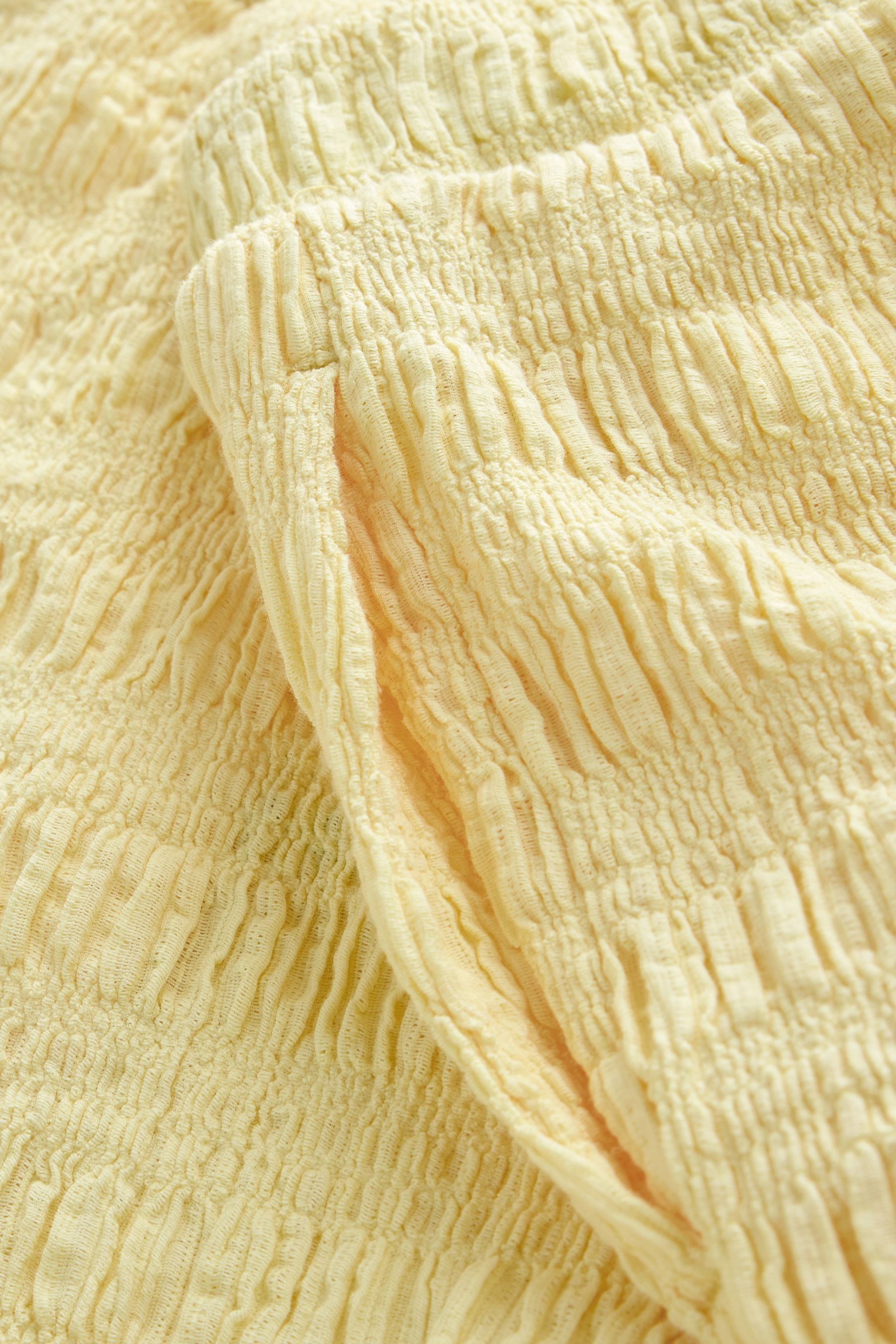 Next Palazzohose Strukturierte Hose mit weitem Bein (1-tlg)