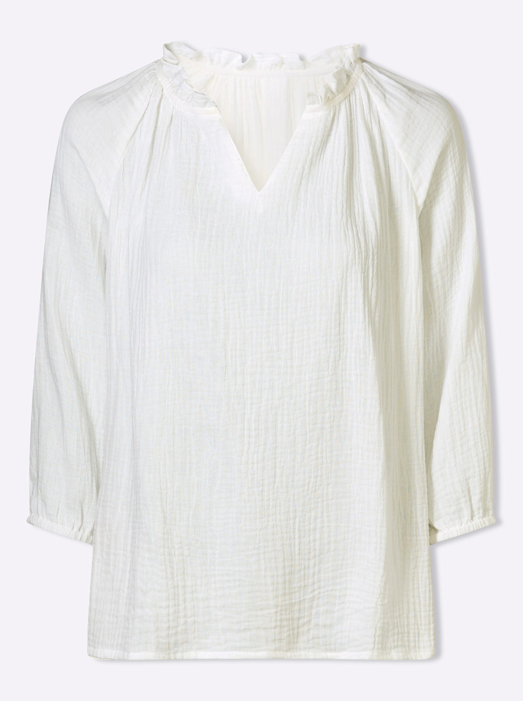 Sieh an! Klassische Bluse 3/4-Arm-Bluse 3/4-Arm – Bild 4 von 5
