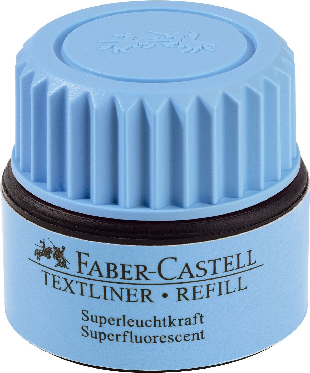 leuchtblau TEXTLINER FABER-CASTELL Lochstanzer Faber-Castell Nachfüll-Station 1549,