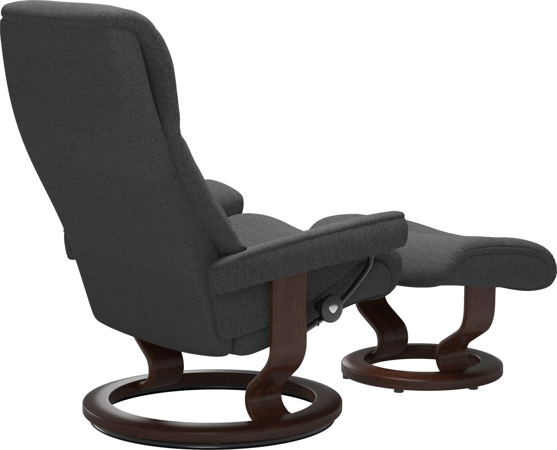 Größe M,Gestell View, Braun Relaxsessel Base, mit Stressless® Classic