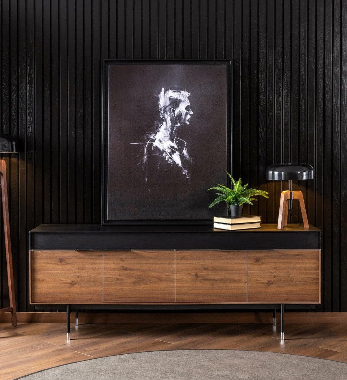 Xlmoebel Sideboard Holzmöbel Kommode in zeitlosem Design mit viel Stauraum (1 St., Anrichte), Hergestellt in Europa