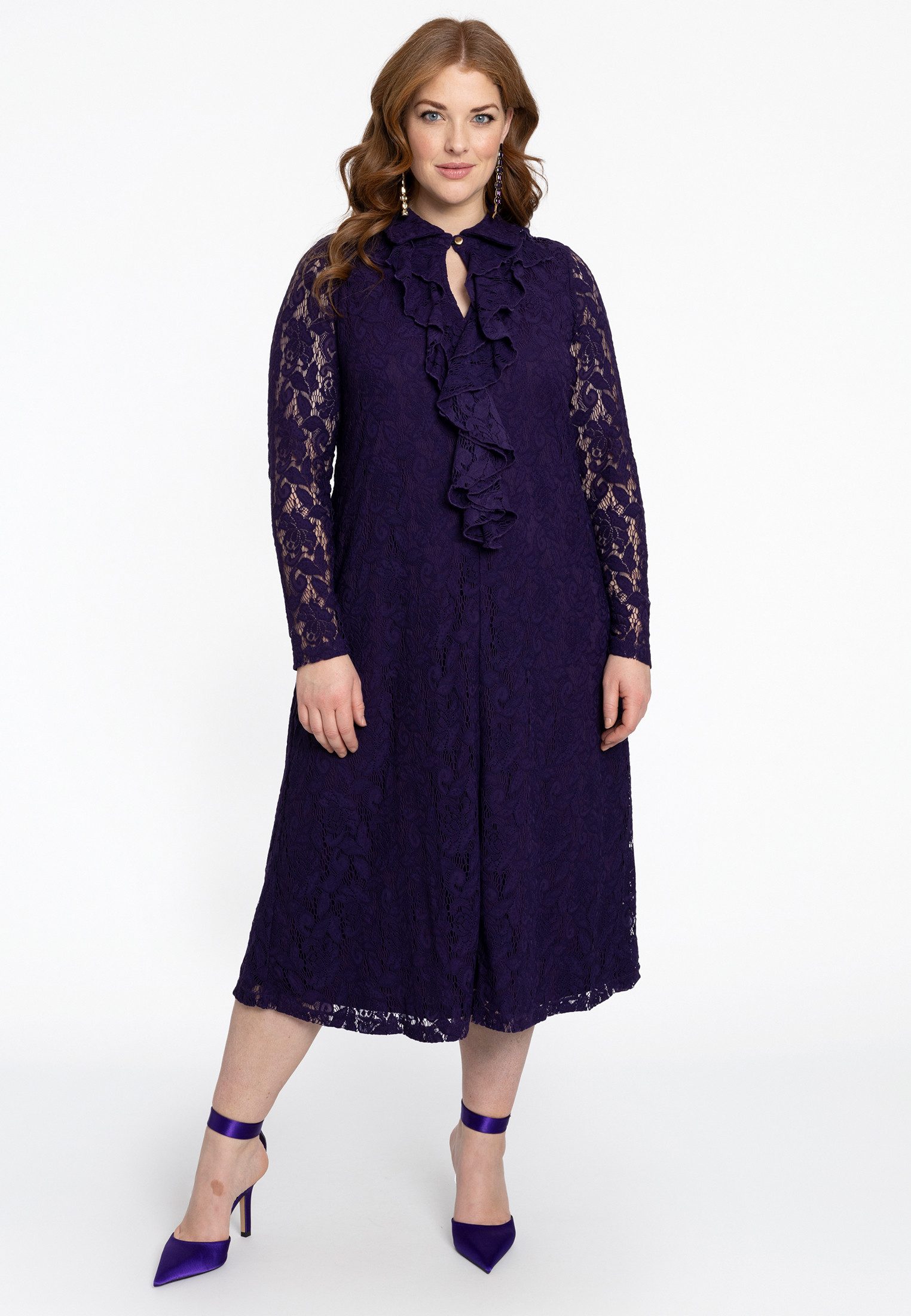 YOEK A-Linien-Kleid Damen Kleid Große Größen günstig online kaufen