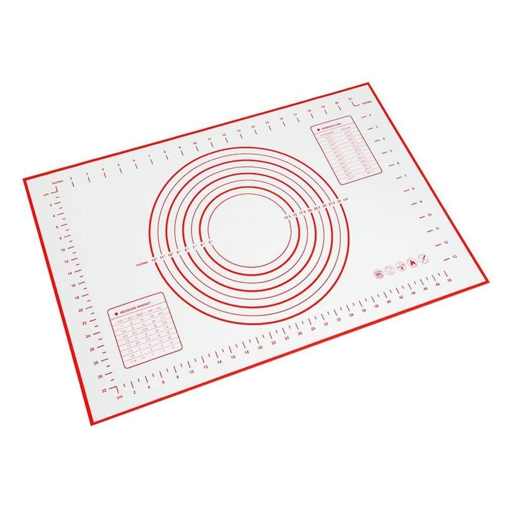 SRRINM Backmatte Wiederverwendbare Silikon-Backmatte, 1pcs) (1-tlg
