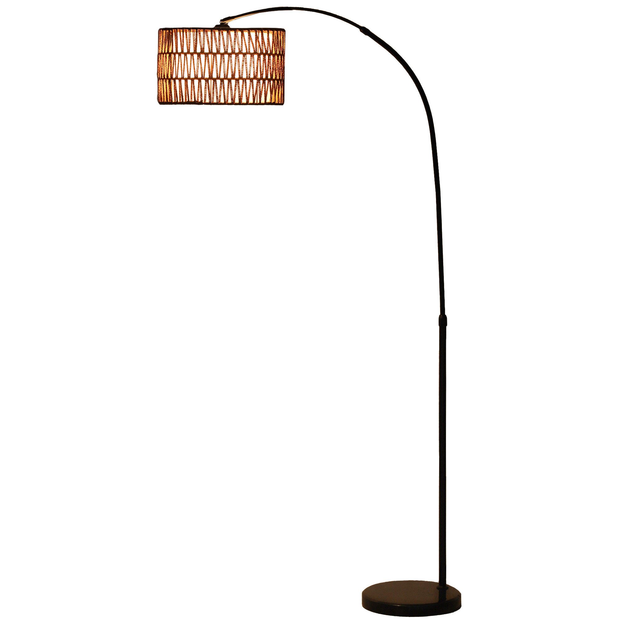 HOMCOM Stehlampe moderne Standlampe mit zweischichtigem günstig online kaufen