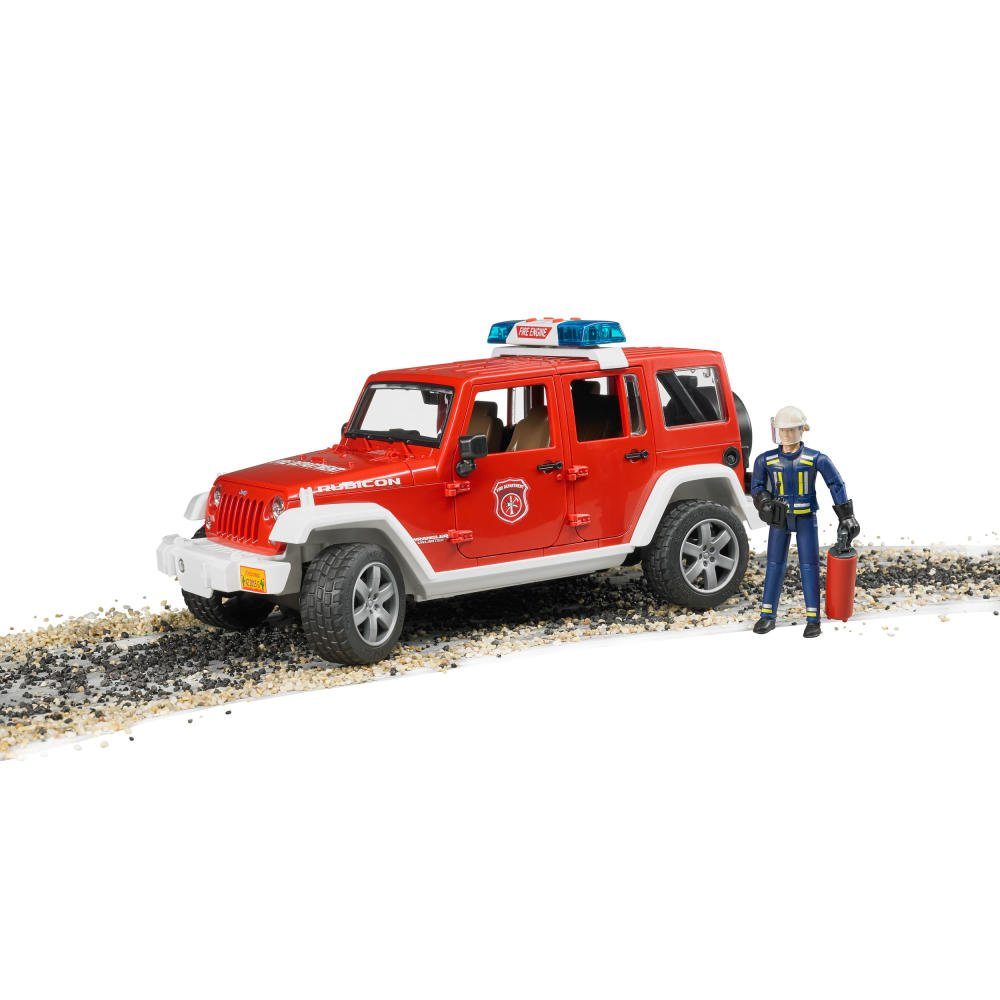 Bruder® Spielzeug-Feuerwehr Jeep Wrangler Unlimited Rubicon Feuerwehrfahrzeug