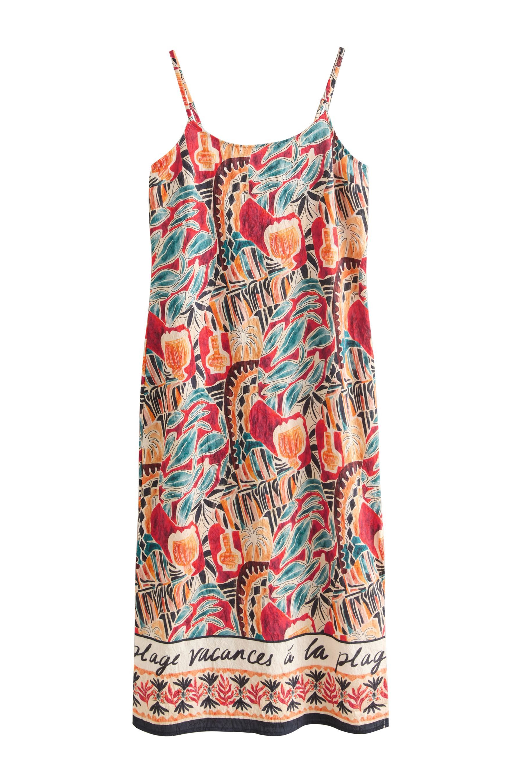 Next Midikleid Verschlussloses Midi-Sommerkleid (1-tlg)