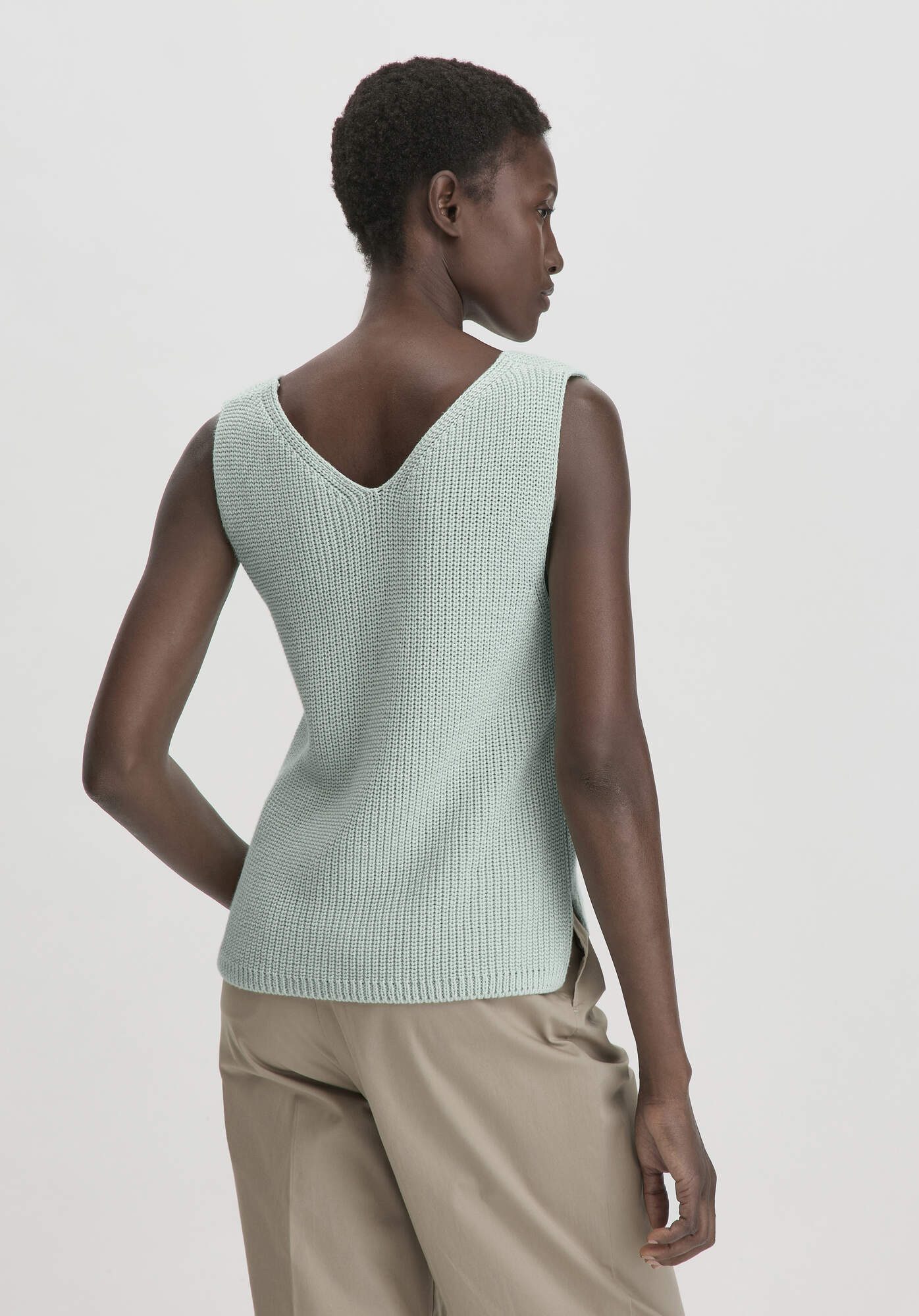 Hessnatur Stricktop aus reiner Bio-Baumwolle (1-tlg)
