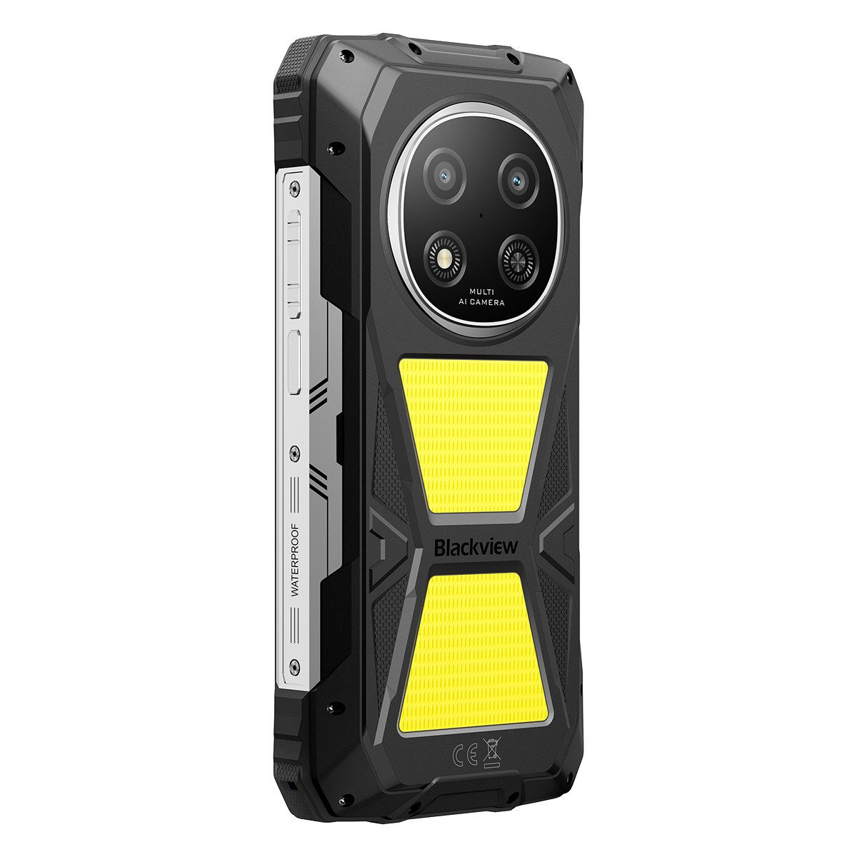 blackview ROCK 2 Pro 5G, 15000 mAh, 400 Lm Campinglicht, IP69K, Outdoor Smartphone (16,94 cm, 256 GB Speicherplatz, 13 MP Kamera, Campinglicht, SOS-Modus, OTG Reverse Charging, Glove Mode, 33W)