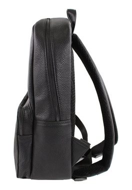 Braun Büffel Notebook-Rucksack NOVARA Rucksack schwarz, sportlich-elegant mit Laptopfach