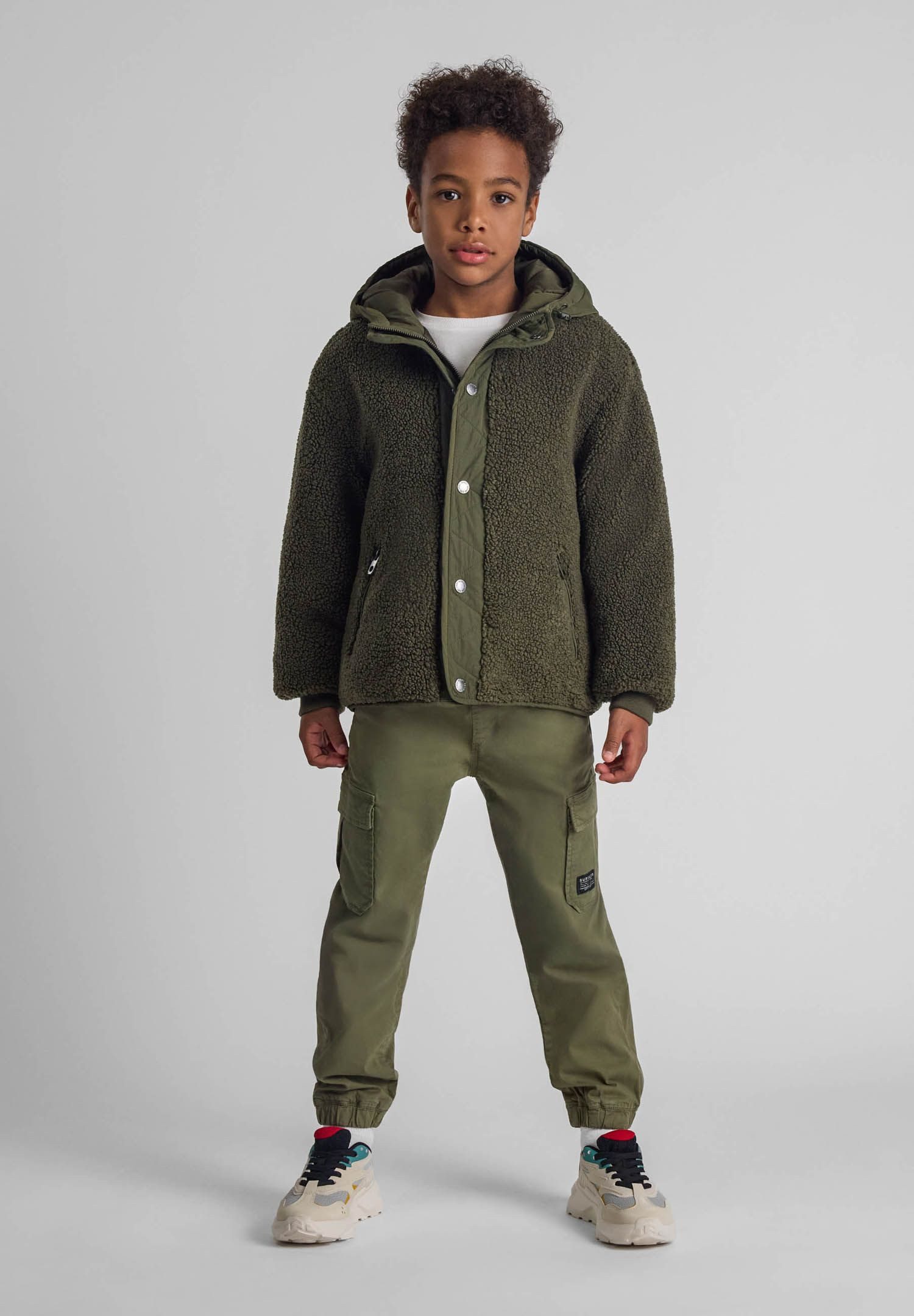 MINOTI Fleecejacke Bergzacke mit Kapuze und günstig online kaufen