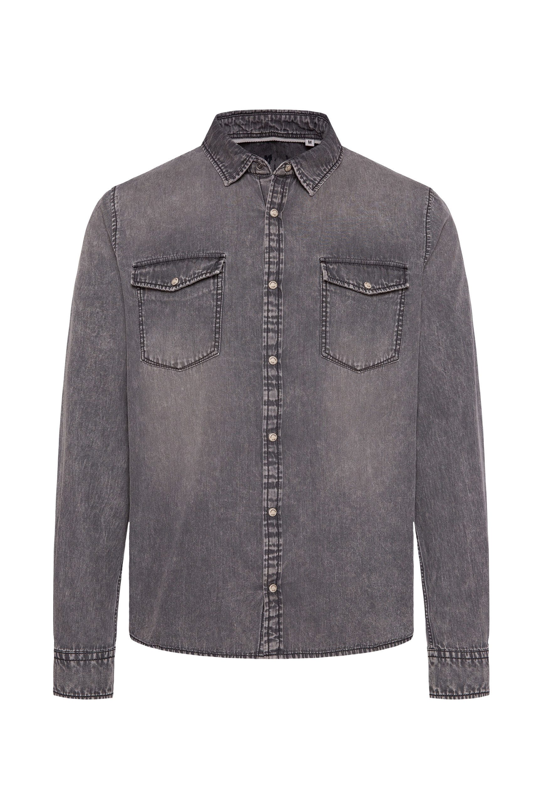 CAMP DAVID Jeanshemd mit Klappentaschen