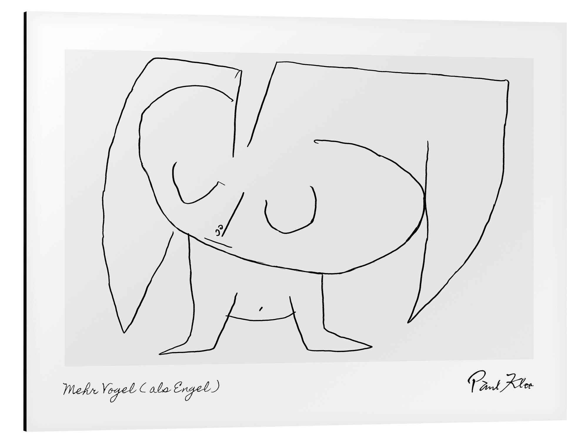 Alu-Dibond-Druck Paul Klee