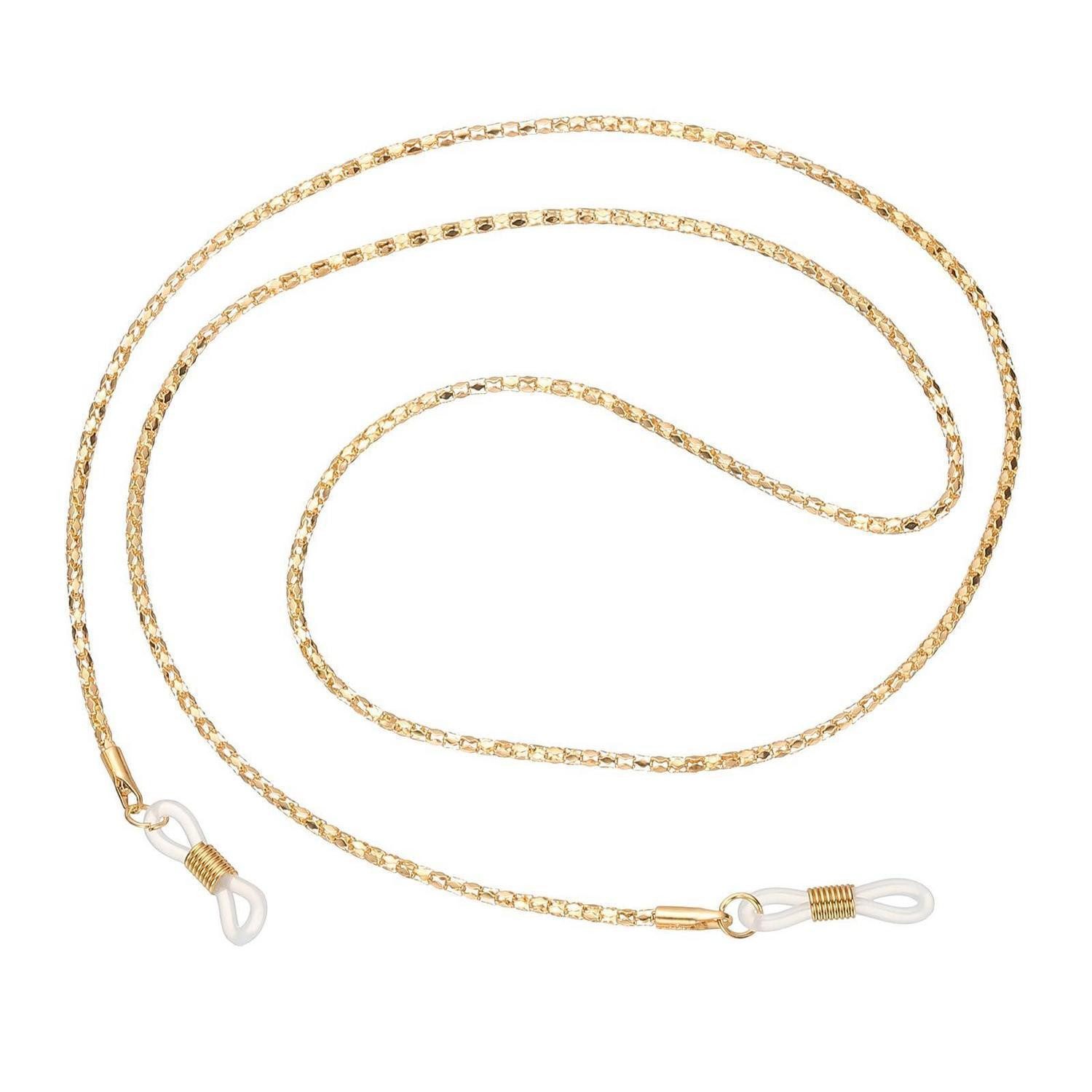 LuxusKollektion Brillenkette Brillenkette K Gold Perlen 70cm