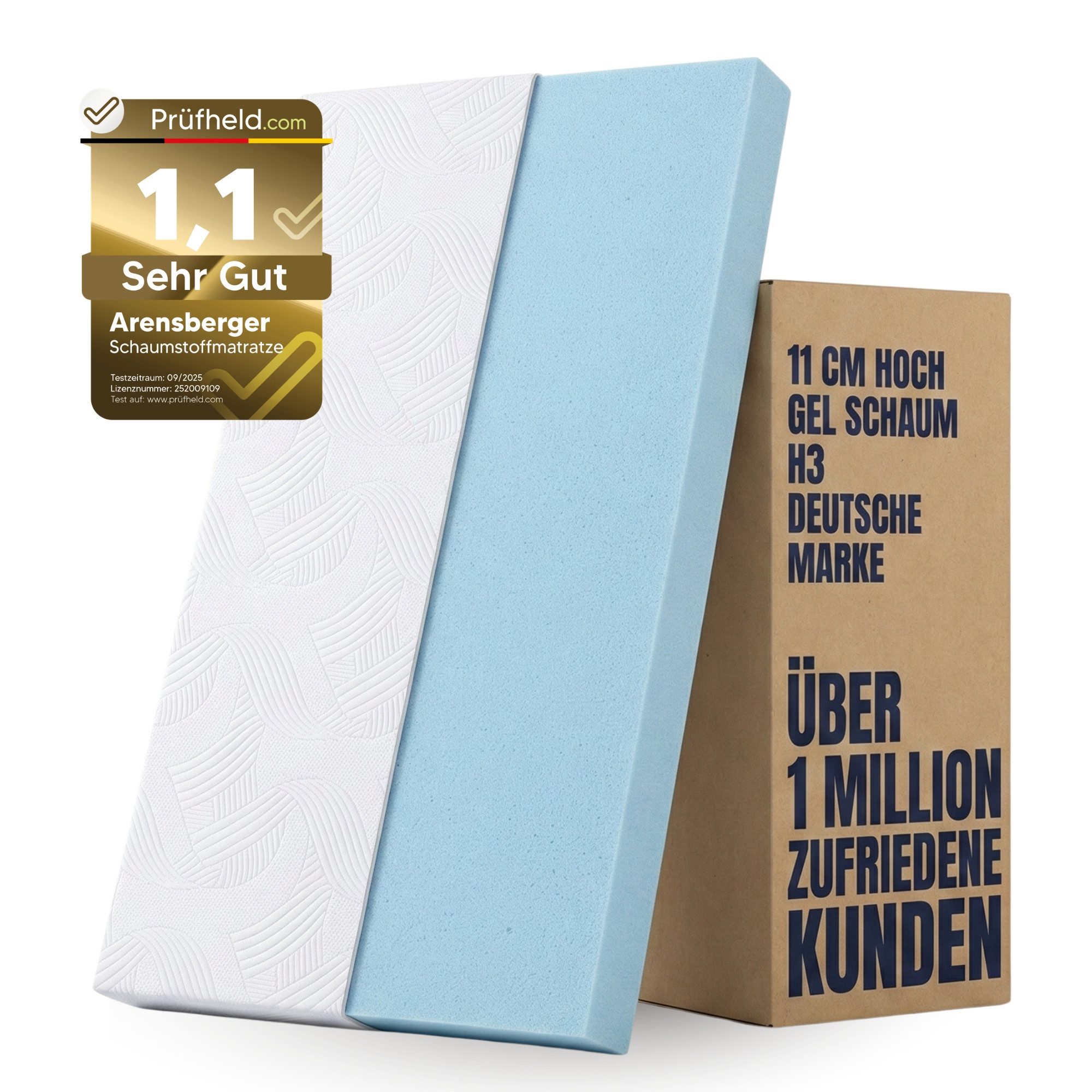 Kaltschaummatratze Matratze LINA, 11cm hoch, Kaltschaummatratze Schaummatra günstig online kaufen