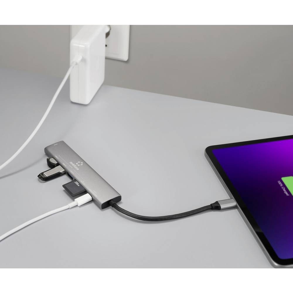 Renkforce Laptop-Dockingstation USB-C® Dockingstation RF-DKS-907 Passend für Marke Dockingstations: