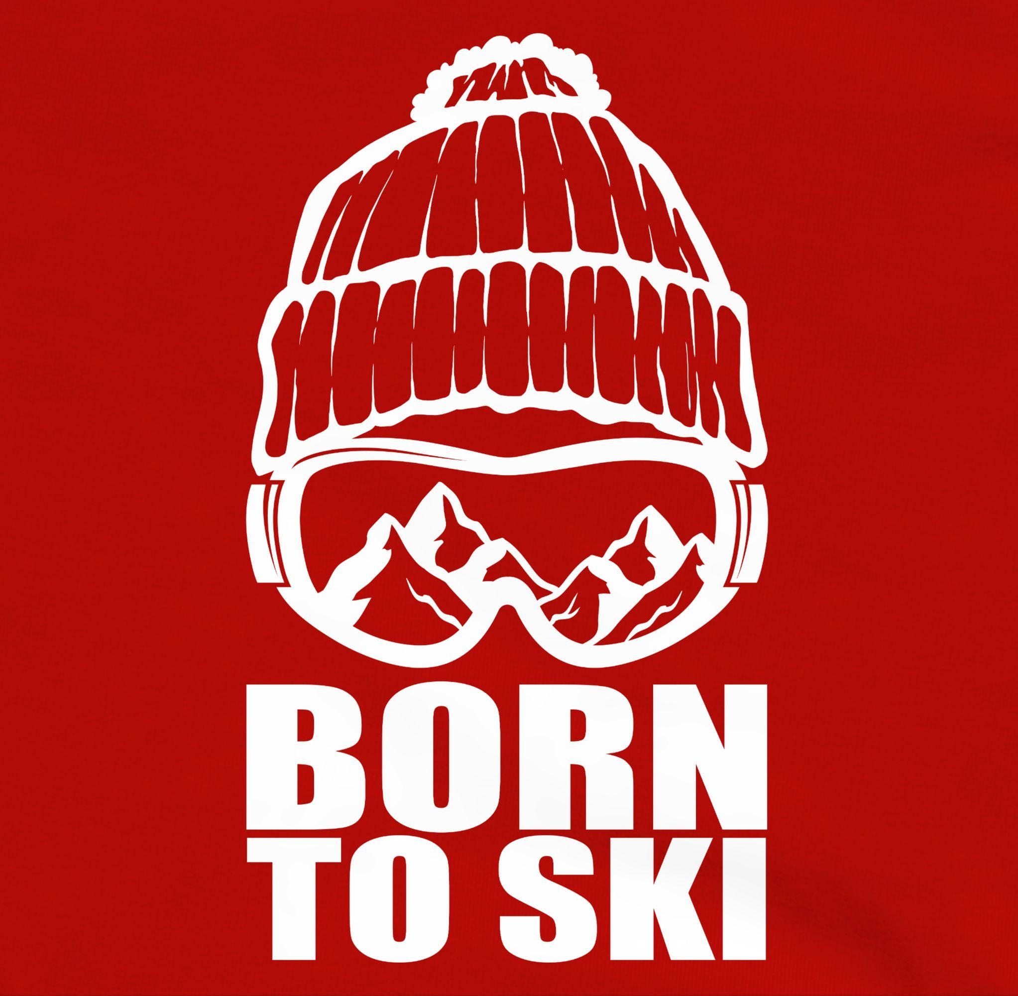 Sport 3 to Hoodie Shirtracer Kinder Rot/Schwarz Kleidung Ski Born