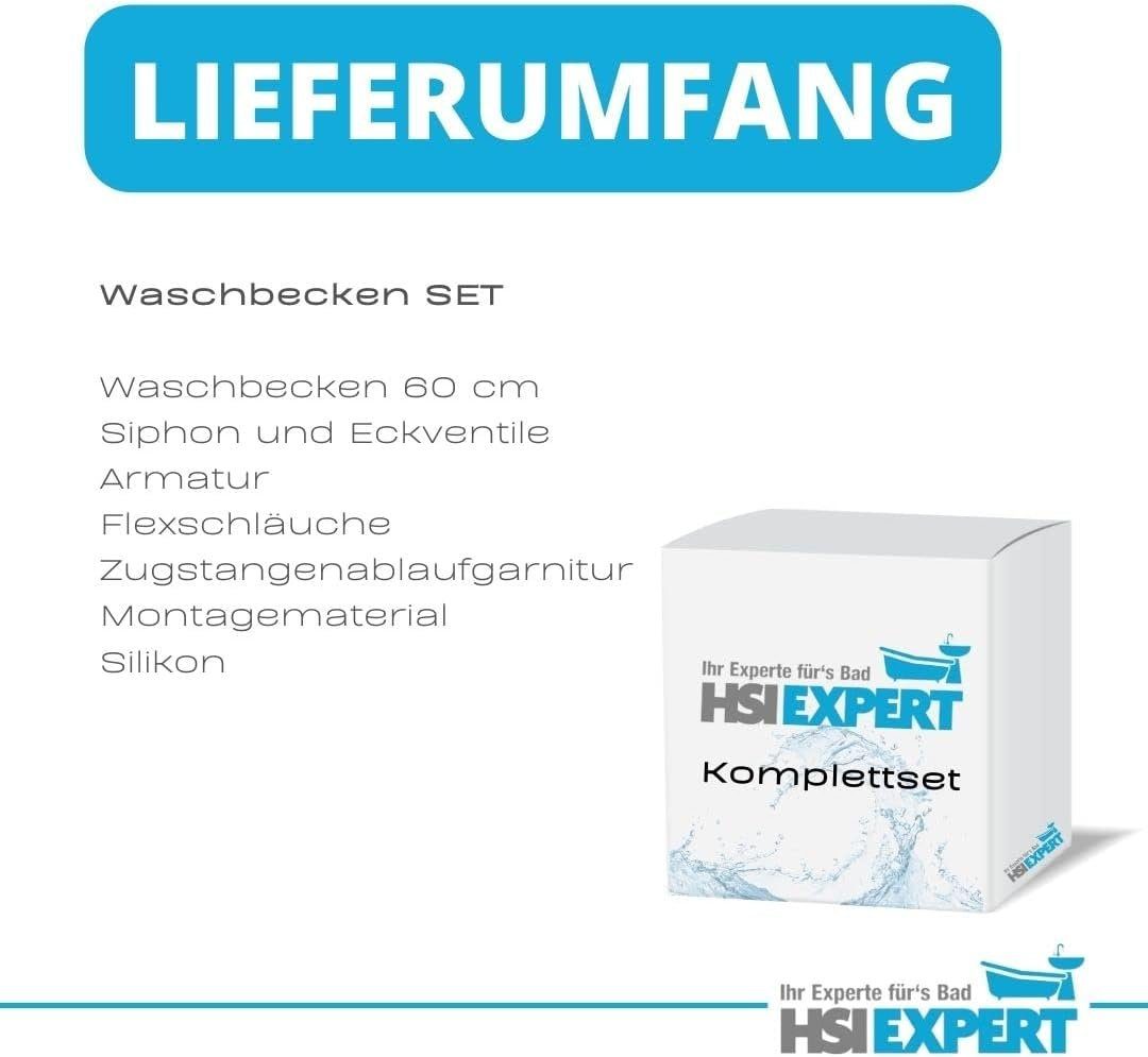 HGMBAD Waschbecken Waschtisch 60 cm Ideal günstig online kaufen