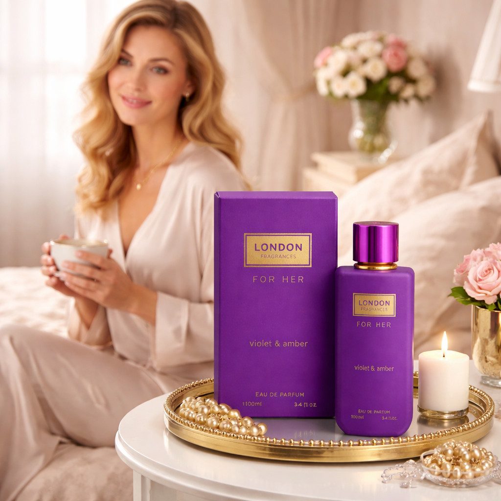 LONDON FRAGRANCES Eau de Parfum London Fragrances For Her Damenduft EDP 100 ml, 1-tlg., Hergestellt in UK Damenduft, Elegant