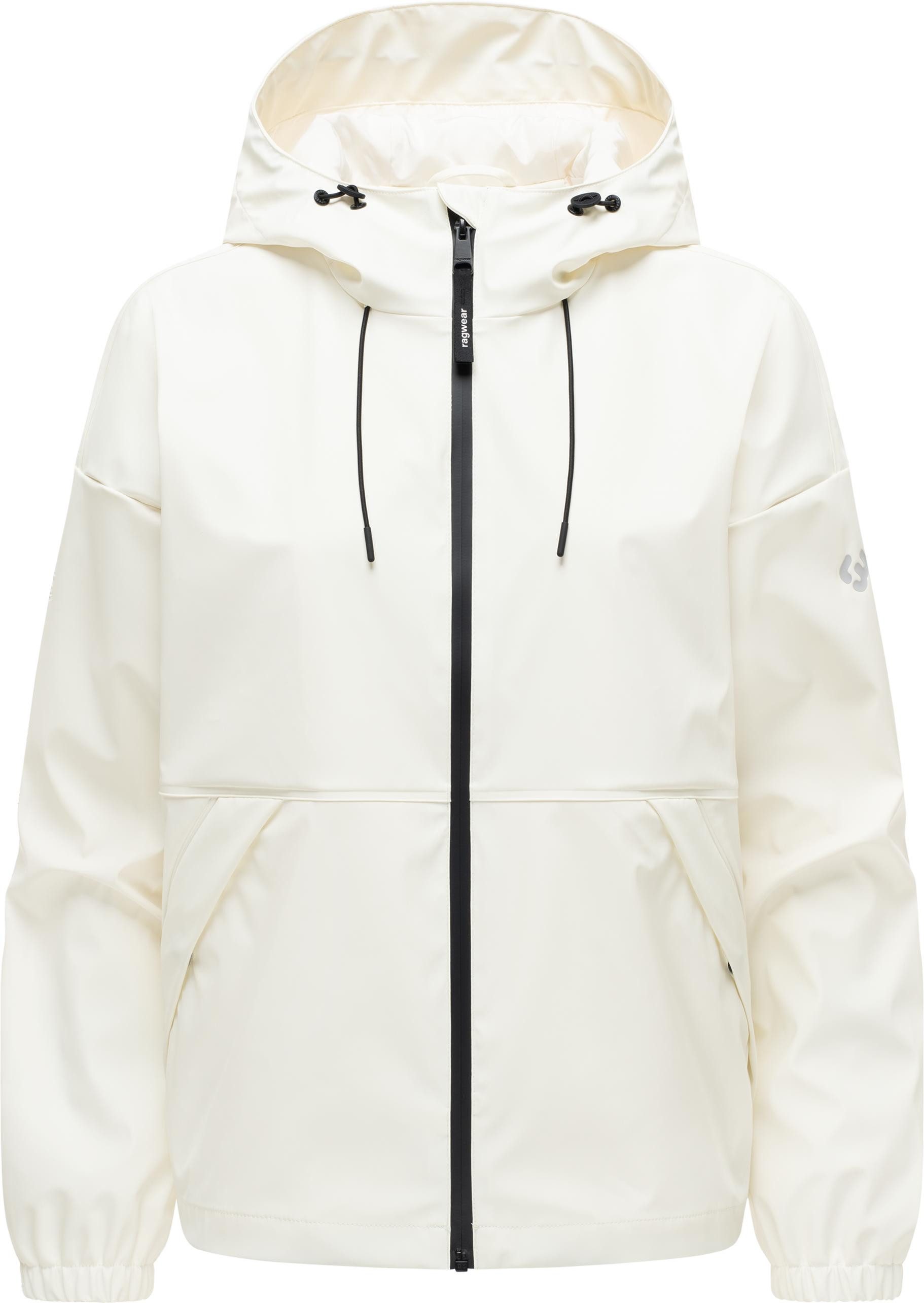 Ragwear Regenjacke Cezzy Rainy Wasserdichte Übergangsjacke mit Kapuze