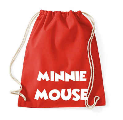 Blondie & Brownie Turnbeutel aus Baumwolle Minnie Mouse Mickey Cartoon Maus