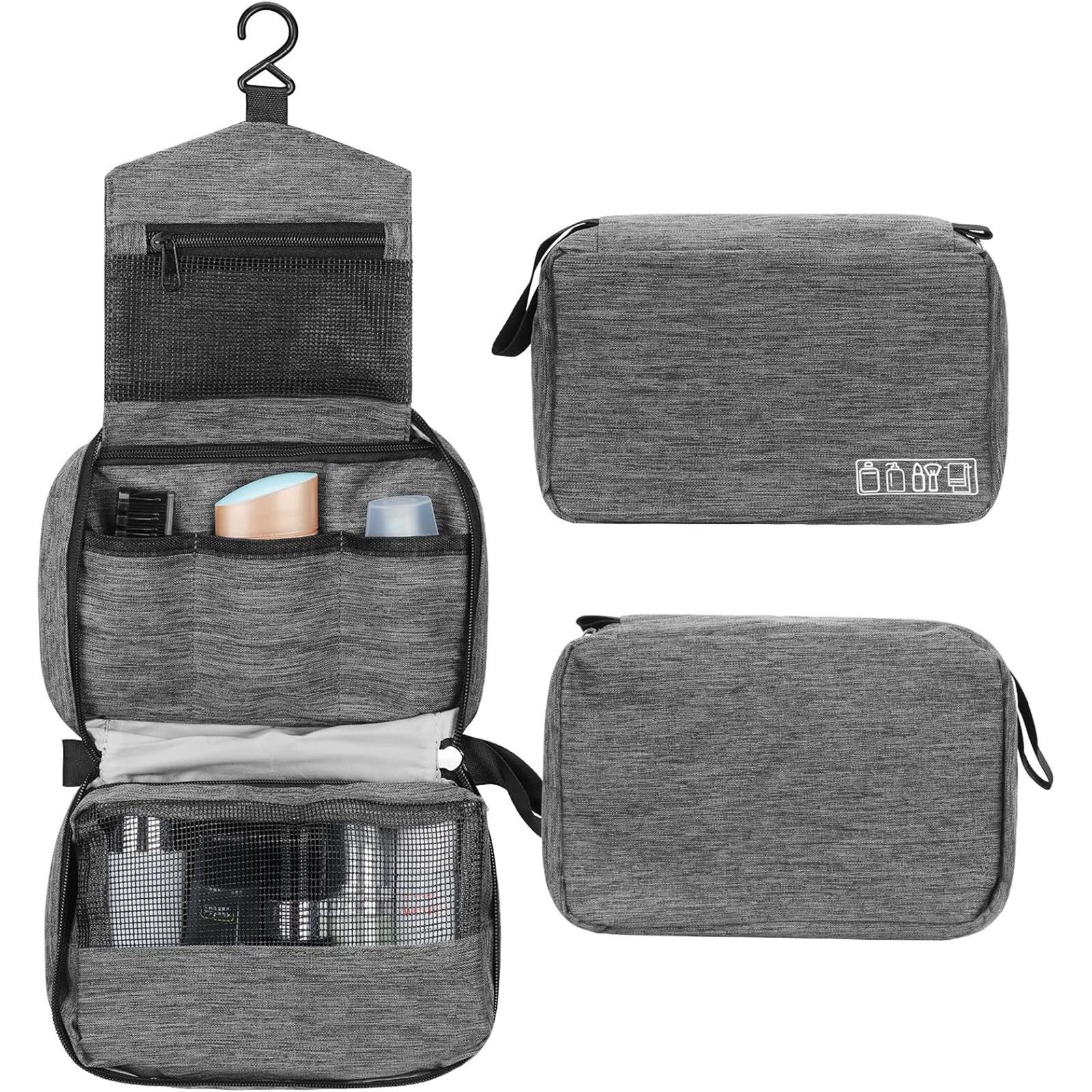 Kulturbeutel Kulturtasche Kosmetiktasche Zum Aufhängen mit Kordelzug, 2 in 4