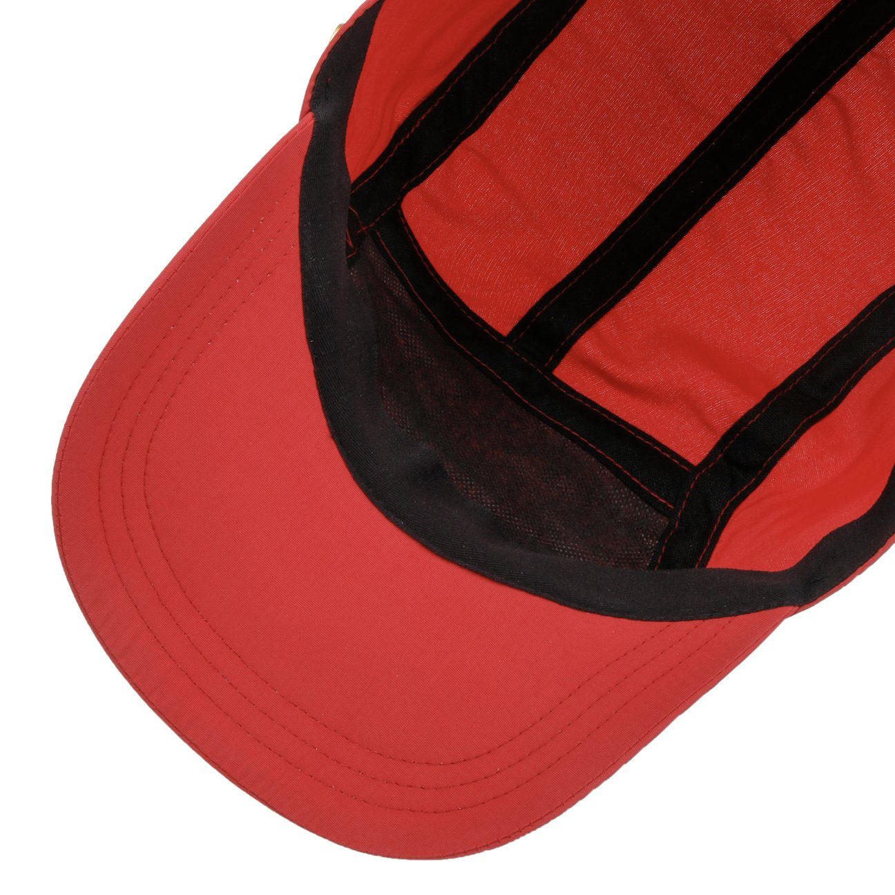 (1-St) the Baseball rot Cap EU Sonnencap Hinten Made in Mayser geschlossen,